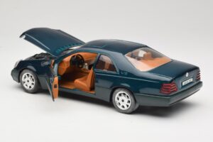 Mercedes 600 SEC C140 Verde Majorette 1:18 4418 Metal - imagem 5 de 8