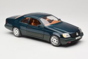 Mercedes 600 SEC C140 Verde Majorette 1:18 4418 Metal - imagem 6 de 8