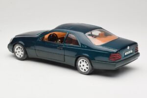 Mercedes 600 SEC C140 Verde Majorette 1:18 4418 Metal - imagem 7 de 8