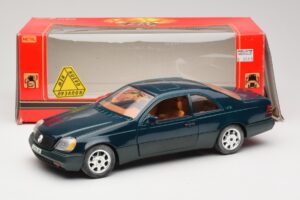 Mercedes 600 SEC C140 Verde Majorette 1:18 4418 Metal - imagem 8 de 8