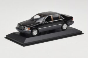 Mercedes 600 SEL W140 Black Metallic Minichamps 1:43 940035400 Metal - imagem 2 de 4