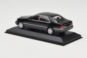 Mercedes 600 SEL W140 Black Metallic Minichamps 1:43 940035400 Metal - imagem 3 de 4