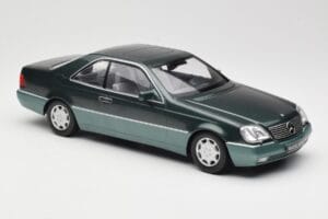 Mercedes 600 SEC W140 Coupe Green Metallic KK-Scale 1:18 KKDC180343 Metal - imagem 4 de 6