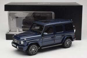 Mercedes AMG G 63 L W465 Azul Escuro Norev 1:18 B66960663 Metal - imagem 8 de 8