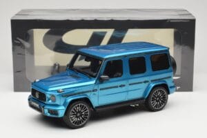 Mercedes AMG G63 W463 Hyper Blue Magno GT Spirit 1:18 GT925 Resina - imagem 6 de 6