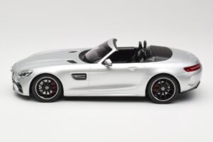Mercedes AMG GT C Roadster R190 Prata Norev 1:18 183453 Metal - imagem 3 de 6