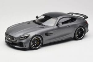 Mercedes AMG GT R C190 Cinzento Mate Metálico Minichamps 1:18 155036026 Metal