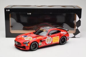 Mercedes AMG GT R C190 Ouro Rosé Minichamps 1:18 155036024 Metal - imagem 6 de 6