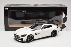 Mercedes AMG GT R C190 Branco Metálico Minichamps 1:18 155036028 Metal - imagem 6 de 6