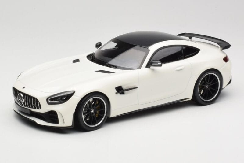 Mercedes AMG GT R C190 Branco Metálico Minichamps 1:18 155036028 Metal