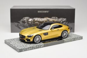 Mercedes Brabus AMG GT S C190 600 Desert Dourado Minichamps 1:18 107032522 Metal - imagem 6 de 6