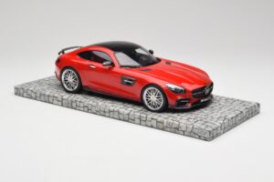 Mercedes Brabus AMG GT S C190 600 Mars Vermelho Minichamps 1:18 107032521 Metal - imagem 4 de 6