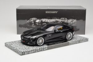 Mercedes Brabus AMG GT S C190 Obsidian Preto Minichamps 1:18 107032520 Metal - imagem 6 de 6