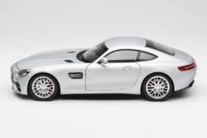 Mercedes AMG GT S C190 Designo Iridium Prata Magno Norev 1:18 B66960485 Metal - imagem 4 de 8
