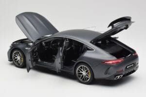 Mercedes AMG GT 63 S X290 Aero Package Designo Selenite Cinzento Magno Norev 1:18 B66961038 Metal - imagem 5 de 8