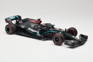 Mercedes AMG Petronas W11 #63 G. Russell Sakhir GP 2020 Minichamps 1:18 110201663 Metal - imagem 4 de 6