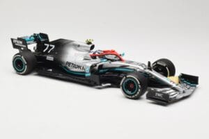 Mercedes AMG Petronas W10 #77 V. Bottas 3rd Place Monaco GP 2019 Minichamps 1:18 110190677 Metal - imagem 4 de 6