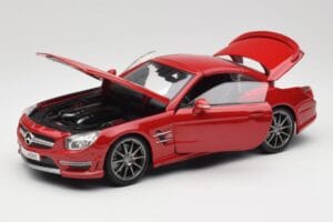 Mercedes AMG SL 63 R231 Vermelho Maisto 1:18 36199 Metal - imagem 2 de 8