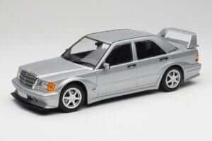 Mercedes 190E W201 2.5-16 EVO 2 Astral Prata Metallic Minichamps 1:18 155036101 Metal