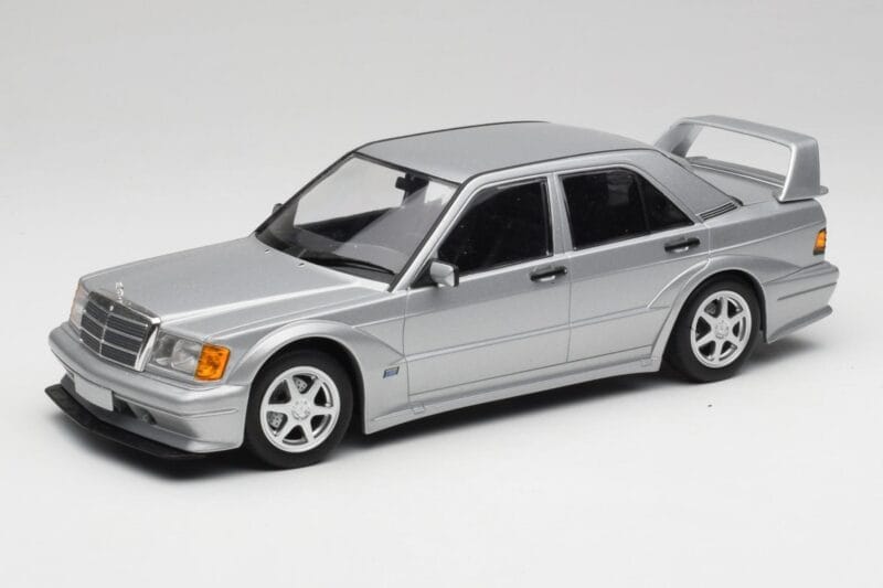 Mercedes 190E W201 2.5-16 EVO 2 Astral Prata Metallic Minichamps 1:18 155036101 Metal