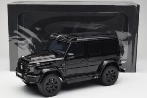 Mercedes Brabus G800 W463 4x4 Obsidian Preto GT Spirit 1:18 GT500 Resina - imagem 6 de 6
