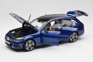 Mercedes C-Class S205 T-Modell Brilliant Azul Metálico Norev 1:18 B66960257 Metal - imagem 2 de 8