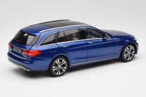 Mercedes C-Class S205 T-Modell Brilliant Azul Metálico Norev 1:18 B66960257 Metal - imagem 3 de 8