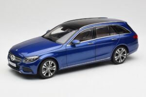Mercedes C-Class S205 T-Modell Brilliant Azul Metálico Norev 1:18 B66960257 Metal