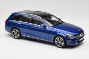 Mercedes C-Class S205 T-Modell Brilliant Azul Metálico Norev 1:18 B66960257 Metal - imagem 6 de 8