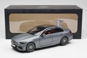 Mercedes C-Class W206 Designo Selenite Cinzento Magno NZG 1:18 B66960638 Metal - imagem 2 de 8