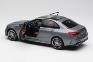 Mercedes C-Class W206 Designo Selenite Cinzento Magno NZG 1:18 B66960638 Metal - imagem 7 de 8