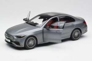 Mercedes C-Class W206 Designo Selenite Cinzento Magno NZG 1:18 B66960638 Metal - imagem 8 de 8