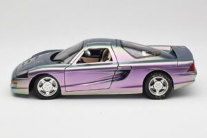 Mercedes C112 Roxo Guiloy 1:18 GI001 Metal - imagem 4 de 8