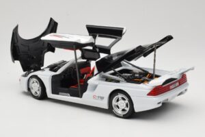 Mercedes C112 Sport Branco & Preto Guiloy 1:18 68521 Metal - imagem 5 de 8