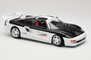 Mercedes C112 Sport Branco & Preto Guiloy 1:18 68521 Metal - imagem 6 de 8