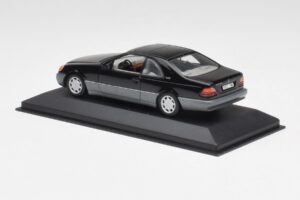 Mercedes C140 600 SEC Preto Minichamps 1:43 32600 Metal - imagem 3 de 4