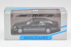 Mercedes C140 600 SEC Preto Minichamps 1:43 32600 Metal - imagem 4 de 4