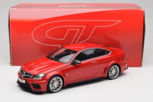 Mercedes AMG C63 W204 Vermelho 2nd Choice GT Spirit 1:18 GT065-D1 Resina - imagem 6 de 6
