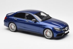 Mercedes AMG C63 S W205 Azul GT Spirit 1:18 ZM044 Resina - imagem 4 de 6