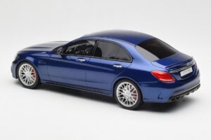 Mercedes AMG C63 S W205 Azul GT Spirit 1:18 ZM044 Resina - imagem 5 de 6