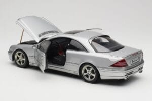 Mercedes CL500 C215 Lorinser Silver Metallic AUTOart 1:18 70121 Metal - imagem 5 de 8