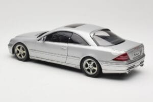 Mercedes CL500 C215 Lorinser Silver Metallic AUTOart 1:18 70121 Metal - imagem 7 de 8