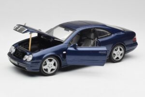 Mercedes CLK 55 AMG C209 Azul Metálico Anson 1:18 30343 Metal - imagem 2 de 8