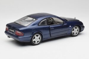 Mercedes CLK 55 AMG C209 Azul Metálico Anson 1:18 30343 Metal - imagem 3 de 8