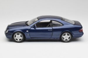 Mercedes CLK 55 AMG C209 Azul Metálico Anson 1:18 30343 Metal - imagem 4 de 8