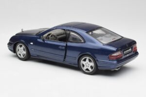 Mercedes CLK 55 AMG C209 Azul Metálico Anson 1:18 30343 Metal - imagem 7 de 8