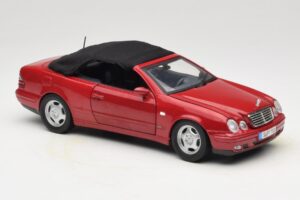Mercedes CLK A208 Cabriolet Vermelho Anson 1:18 30338 Metal - imagem 6 de 8