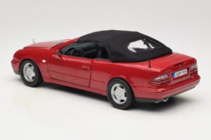 Mercedes CLK A208 Cabriolet Vermelho Anson 1:18 30338 Metal - imagem 7 de 8