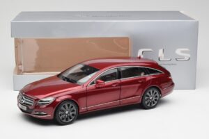 Mercedes CLS Shooting Brake X218 Thulite Vermelho Norev 1:18 B66960116 Metal - imagem 8 de 8