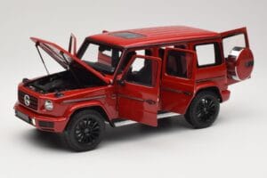 Mercedes G 500 W463 Vermelho Minichamps 1:18 110037101 Metal - imagem 2 de 8